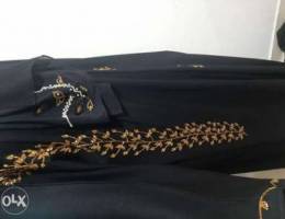 Hand work abaya with shella work