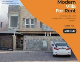 Modern Villa For Rent in Ansab | فيلا للإي...