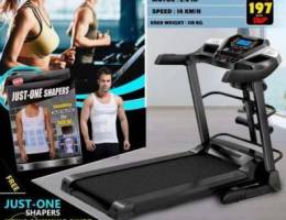 Treadmill and Men Body Shaper