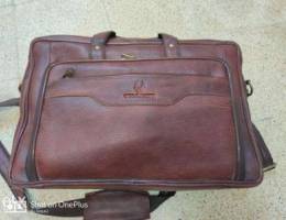 Laptop Leather Bag and wallets