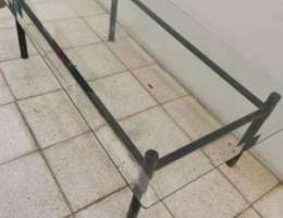 Glass table طاولة زجاج