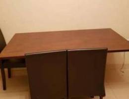 Dinning table with 6 chairs