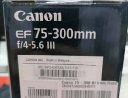 Canon EF 75-300mm f/4-5.6 III Zoom Lance W...