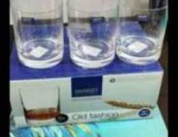 6 pcs glass set from home center