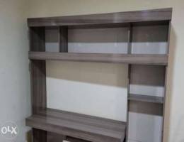 TV unit with shelf , bottom & top storage