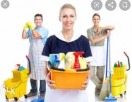 House cleaning office cleaning villa