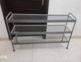 Steel shoe rack