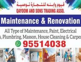 Maintenance & painting plumbring house cle...