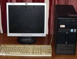 HP Desktop Computer and HP Compaq CPU