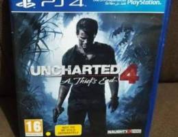 Cd ps4 uncharted 4 عربي مدبلجه للبيع