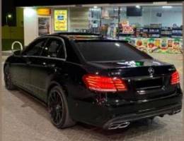 مرسيدس E350 اسود ملكي