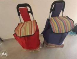 Folding Trolley bag cum chair