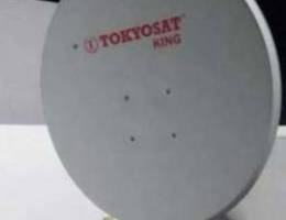 Dish technician Air tel dish tv Arab sat f...