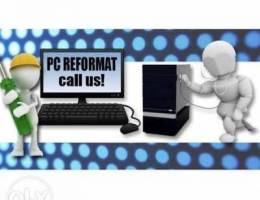 computer formatting فرمتة كمبيوتر