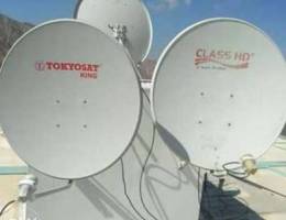 Satellite dish and receiver sale fixing Ai...