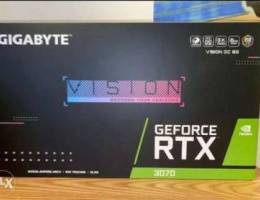 Gigabyte RTX 3070 OC edition Special white...