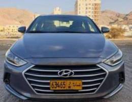 Hyundai Elantra Oman car 2018 lady driven