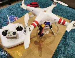 Phantom drone and gopro camera