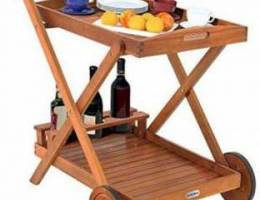 Acacia wood Removable tray 3 bottle holder...