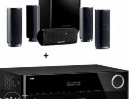 Harman Kardon AVR171S Receiver & HKTS65BQ ...