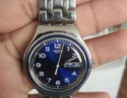 Swatch watch Day date blue ساعة سواتش السو...