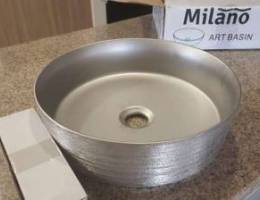 Basin Sink- silver Milano Brand