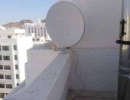 All dish antenna fixing