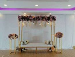 Stage for wedding party