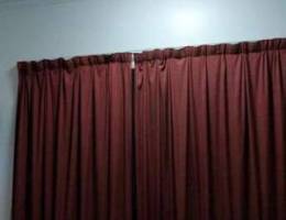 6 pair of curtains with 3 American blinds