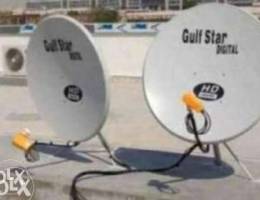 Satellite dish and receiver sale fixing Ai...