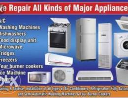 Ac fridge washing machine all kind electro...