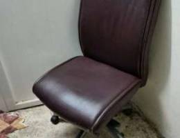 كرسي مكتبي جلد بني leather office chair