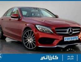 GCC 2015 Mercedes Benz C 200 AMG Pack 1.8L