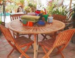 Garden table and chairs