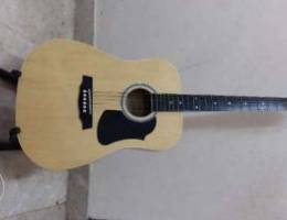 Guitar (Kapok) wooden, with stand & cover