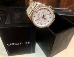 Cerruti 1881 chronograph leather watch