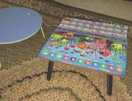 2 Foldable floor table طاولة أرضية قابلة ل...