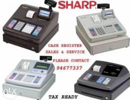 Sharp cash register VAT Ready/آلة تسجيل ال...