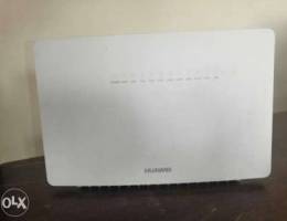 Huawei router with fiber network connectio...