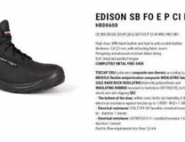 EDISON safety shoes GASCO Italy Black