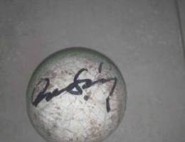 Imran Tahir signed ball