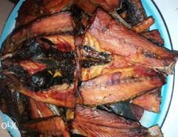 Smoked fish (samaki wa moshil