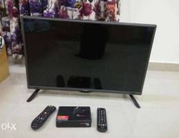 LG LED TV 32 cm Model No 32LB55 Dish box m...