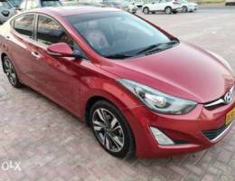 Elantra full options 2015 oman one year in...