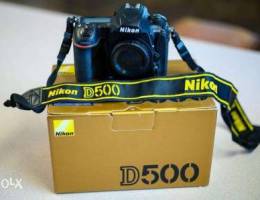 Nikon D500 20.9 MP Digital SLR Camera - Bl...