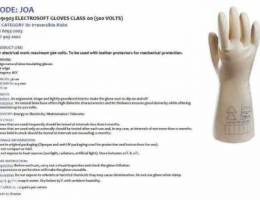 Code:JOA, Electrosoft Gloves Class( 500 vo...