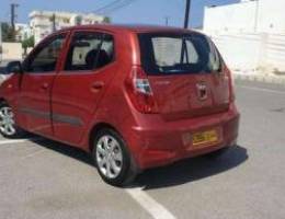 i10 Hyundai Hatchback Red Oman