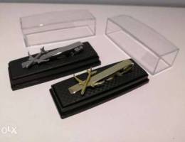 Airplane Tie Clips