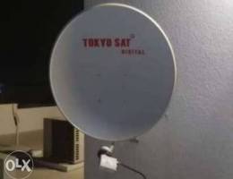 Satellite dish fixing Air tel Arabic dish ...