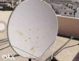 Satellite dish fixing Air tel dish TV nile...